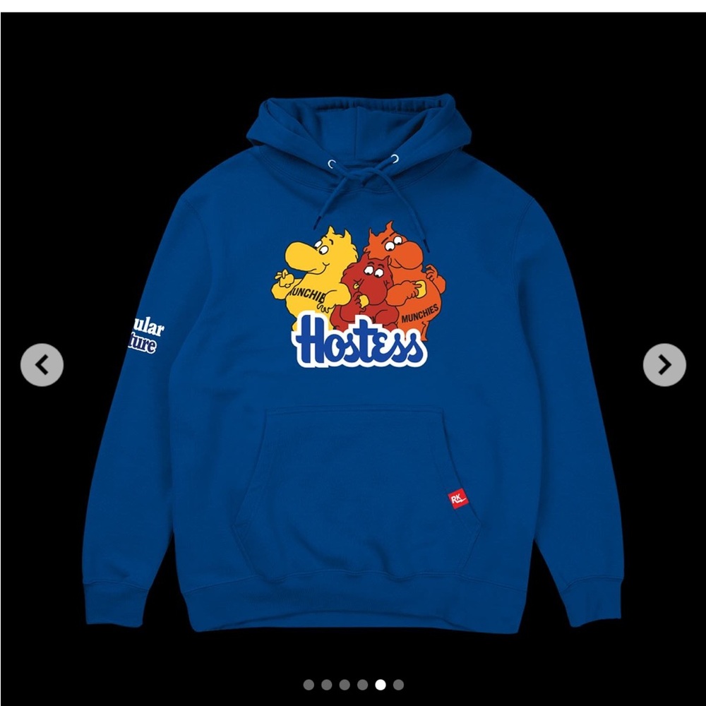 Blue Hostess Graphic Hoodie